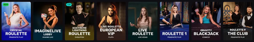 Fortune Play Casino Australia page featuring live dealer casino games.
