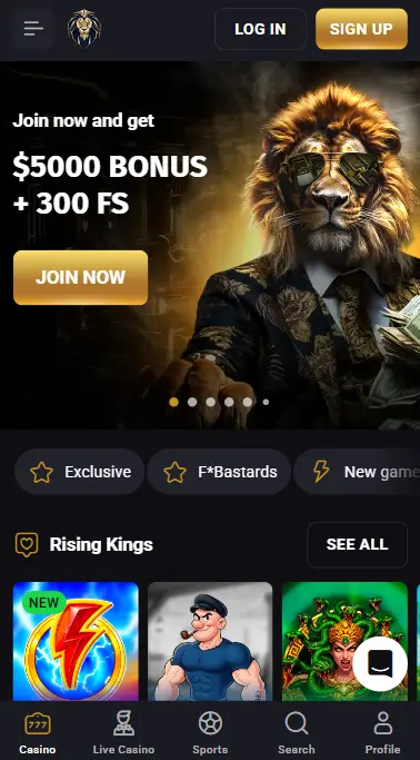 FortunePlay Casino Australia mobile app page showing casino games on a smartphone.