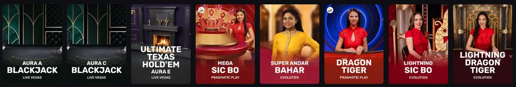 Play Fortune Casino table games page with roulette, blackjack, and other casino options.